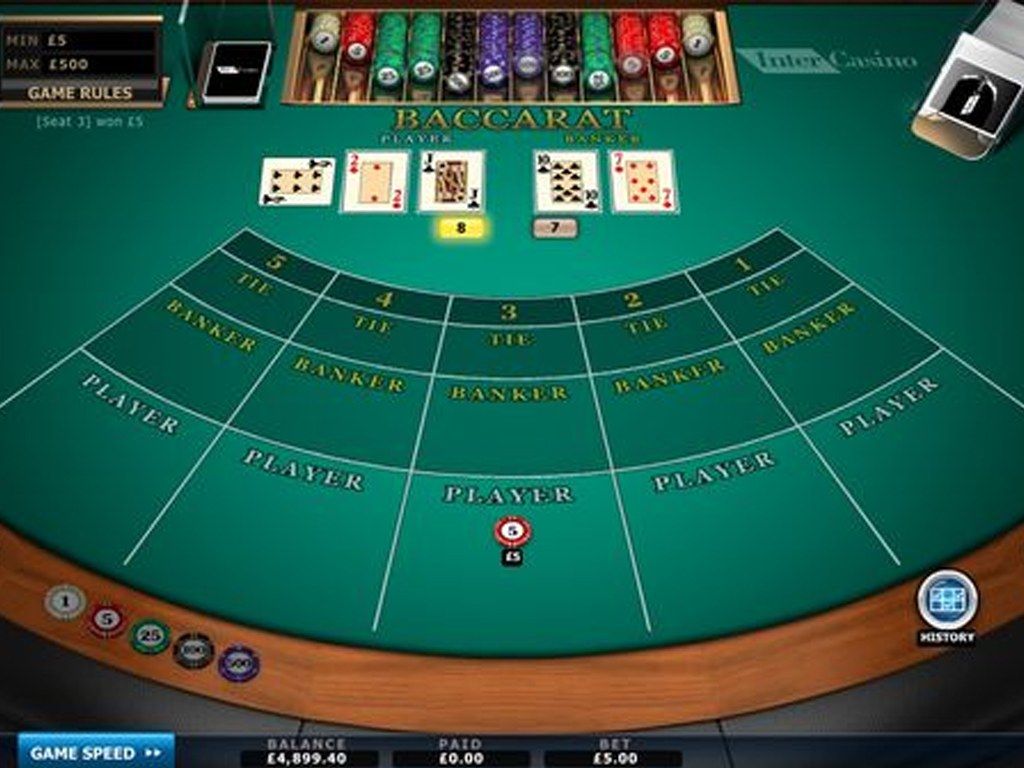 Play baccarat online